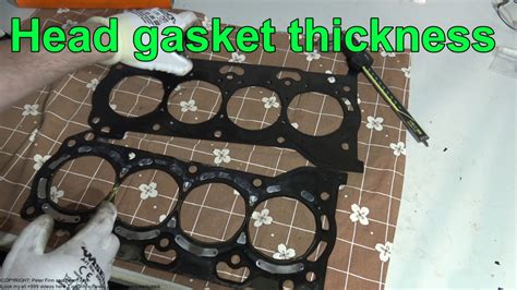 measuring compressed thickness head gasket|head gasket bore vs cylinder.